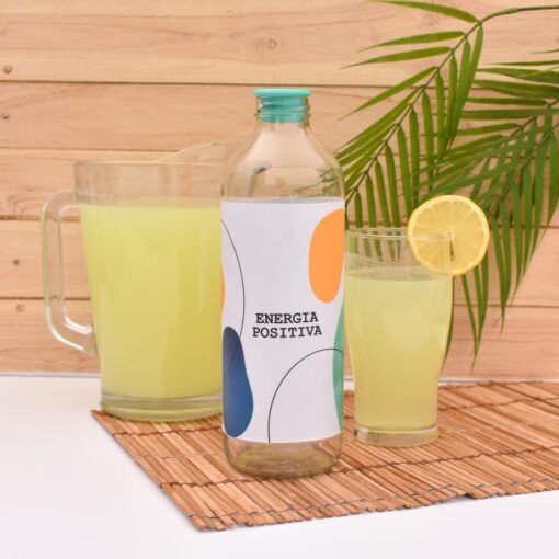 Botella de vidrio energia