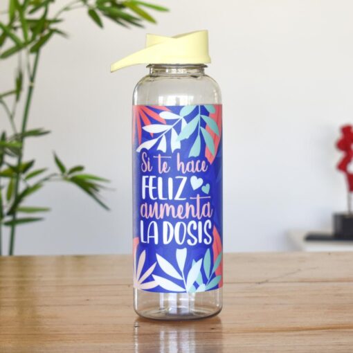 Botella deportiva Feliz
