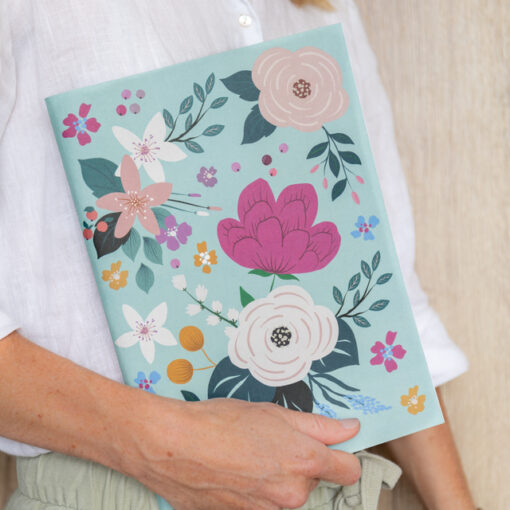 Libreta grande aqua