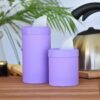 Set de latas plasticas violeta