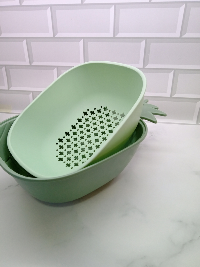 Colador con forma de ananá verde - Image 3