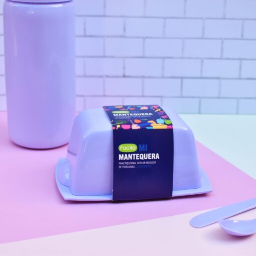 Mantequera lila pastel