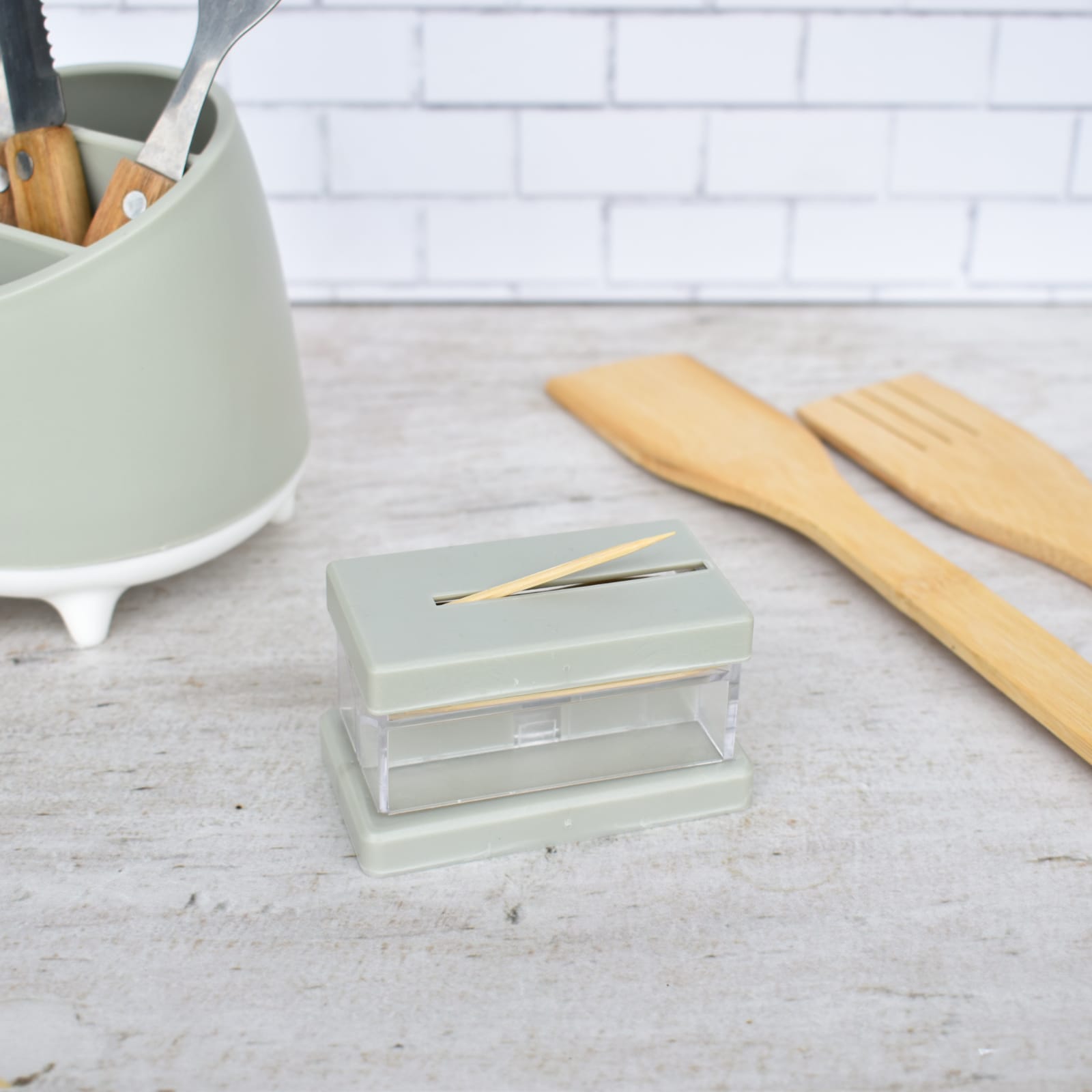 Palillero automatico gris