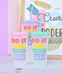 Alternative view of Vaso chic con sorbete lila