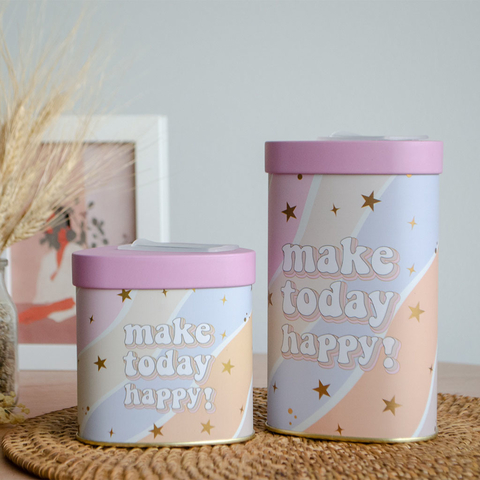 Set latas triangulares HAPPY