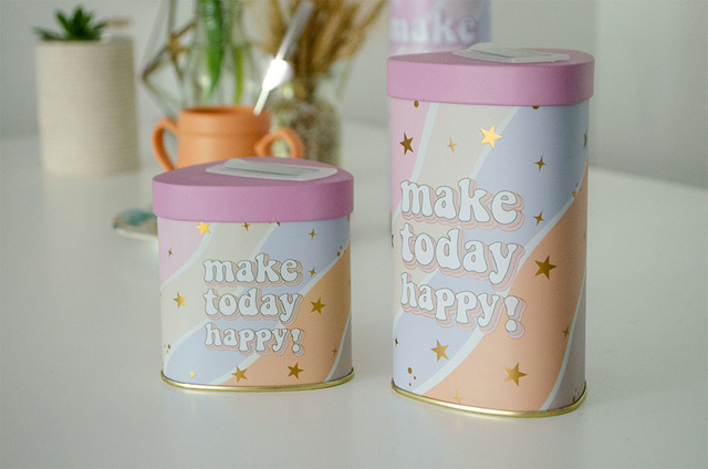 Set latas triangulares HAPPY - Image 4
