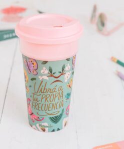 Vaso térmico mariposas