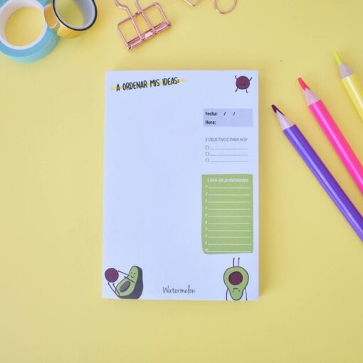 Block de notas paltas