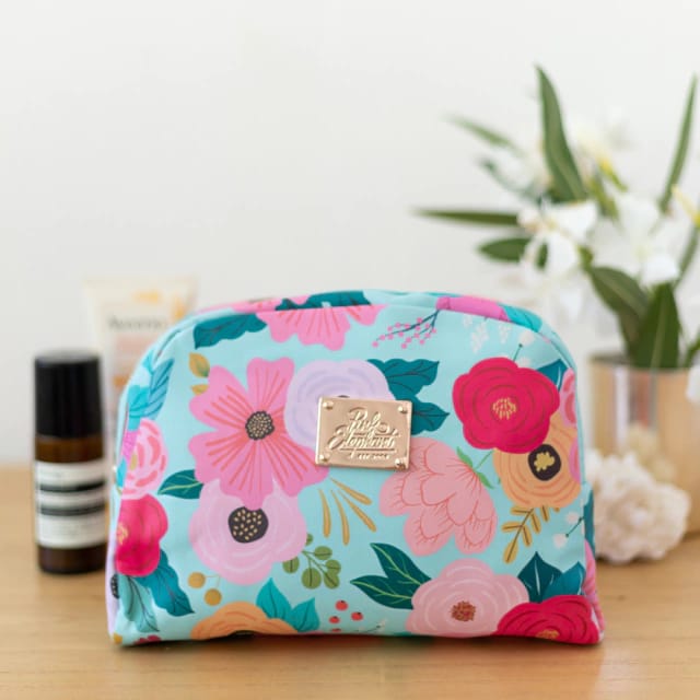 Bolso de cuerina Aqua