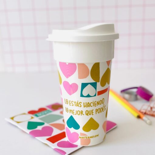Vaso térmico Corazones