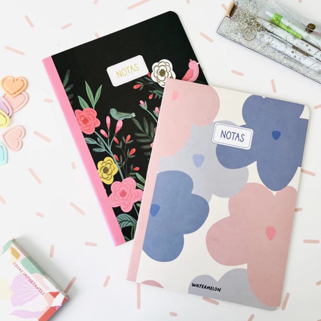 Pack x2 libretas 20 x 25 FLORES