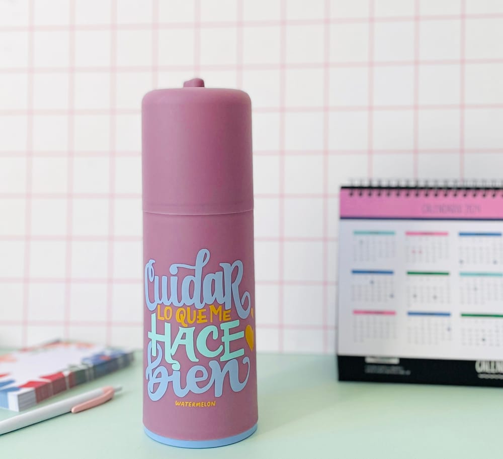 Mate autocebante CUIDAR rosa