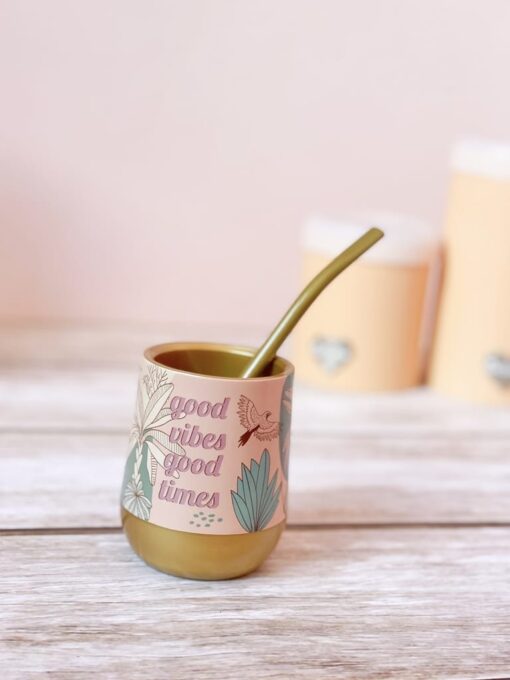 Mate plástico Good Vibes