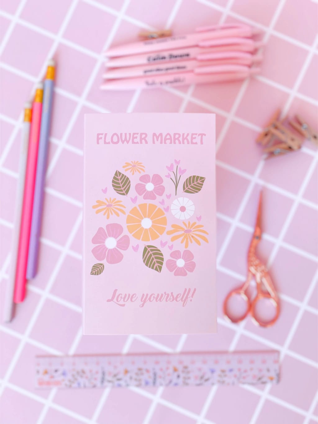 Libreta de notitas Flower