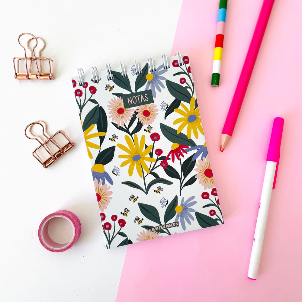 Libreta Abejitas HOJAS LISAS