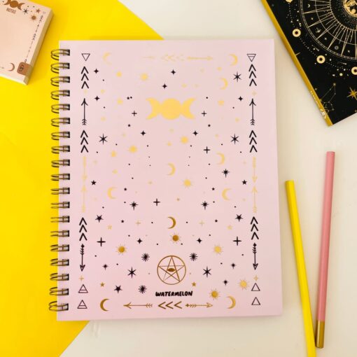 Cuaderno A5 tapa dura Lunas