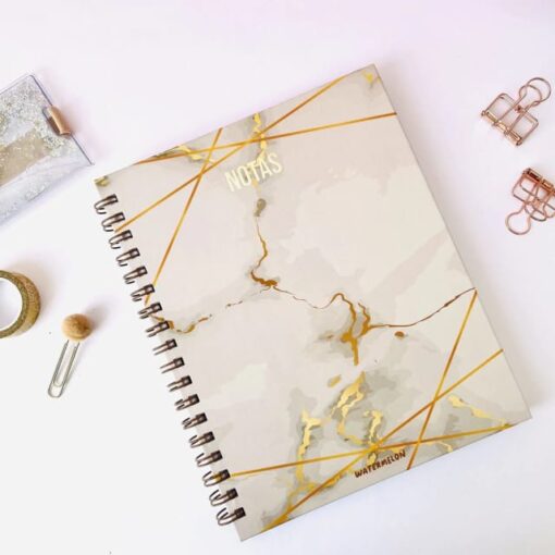 Cuaderno Tapa Dura 20 x 25 cm Mármol