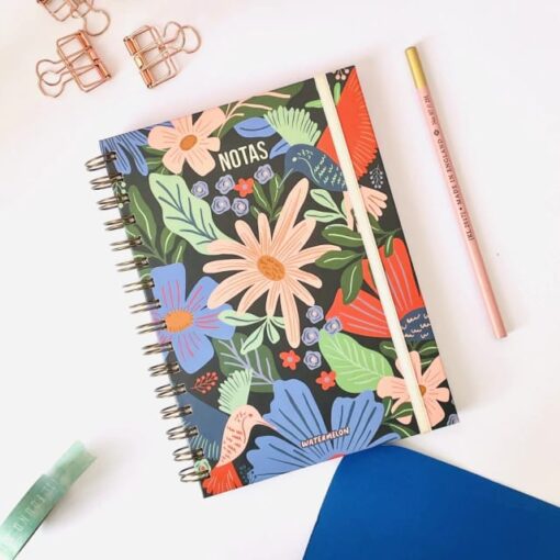 Cuaderno A5 tapa dura Picaflor