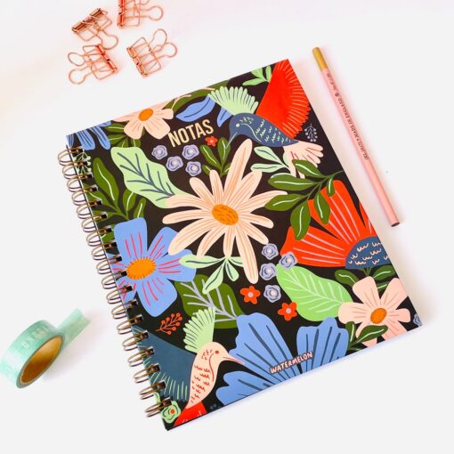Cuaderno Tapa Dura 20 x 25 cm Colibrí