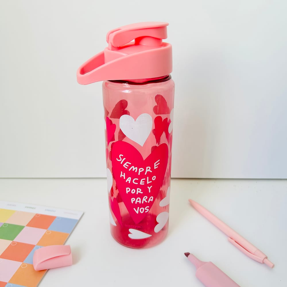 Botella Rosa Por y Para Vos