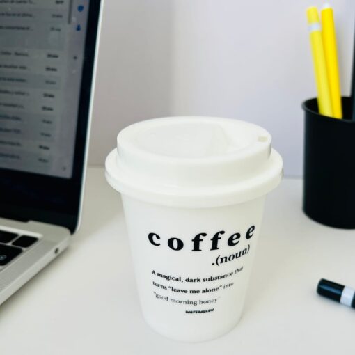 Mini mug para café blanco