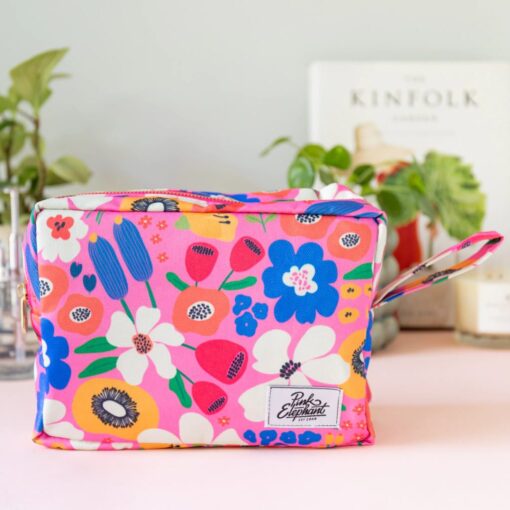 Bolso Flores Fucsia