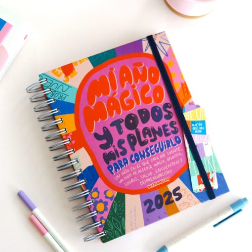 Agenda SEMANA A LA VISTA Watermelon. Modelo: AÑO MAGICO