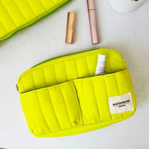 Necesser de matelasse con dos bolsillos LIMA