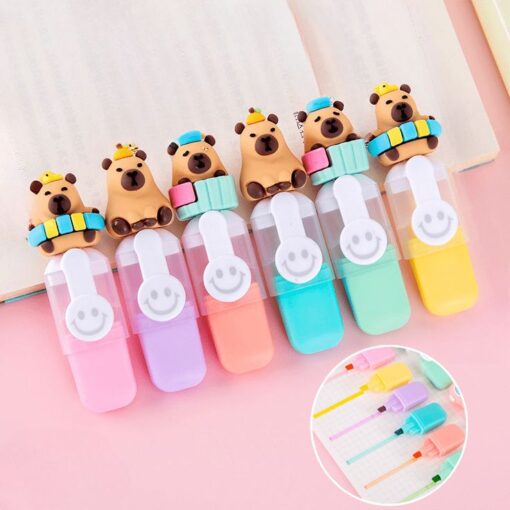 Set x6 resaltadores Capybara