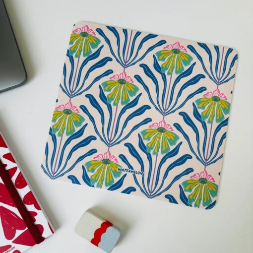 Mouse pad Flores verdes