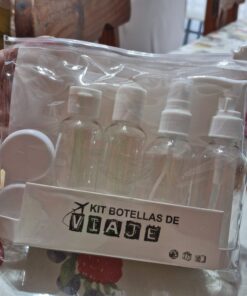 Alternative view of Set de mini recipientes para viaje x 7 unidades BLANCO