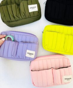 Alternative view of Necesser de matelasse con dos bolsillos LIMA