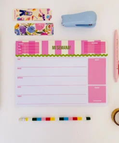Planner semanal emblocado "Mi semana"