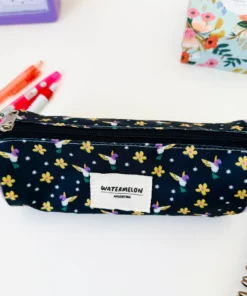 Cartuchera tubo Azul colobrí