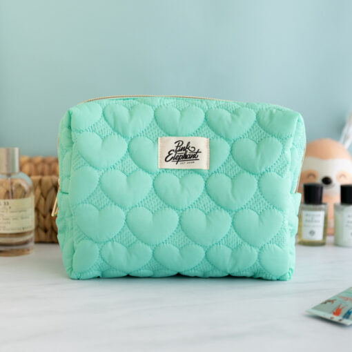 Bolso Corazones aqua