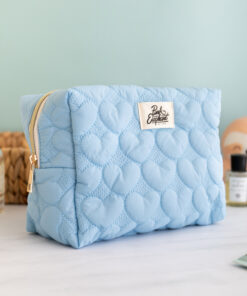 Alternative view of Bolso Corazones celeste