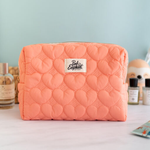 Bolso Corazones salmon