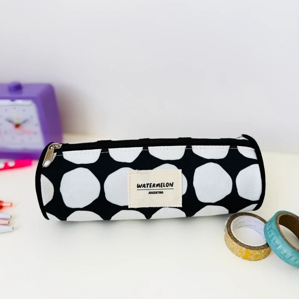 Cartuchera tubo Lunares
