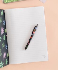 Alternative view of Libreta grande Flores negra