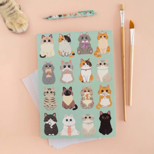 Libreta grande Gatitos