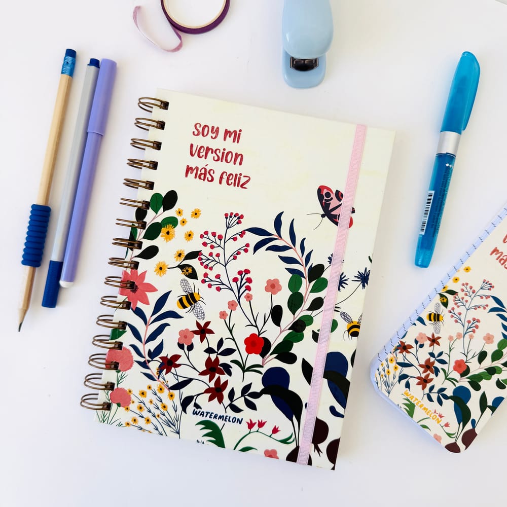 Cuaderno A5 tapa dura Mi versión más feliz