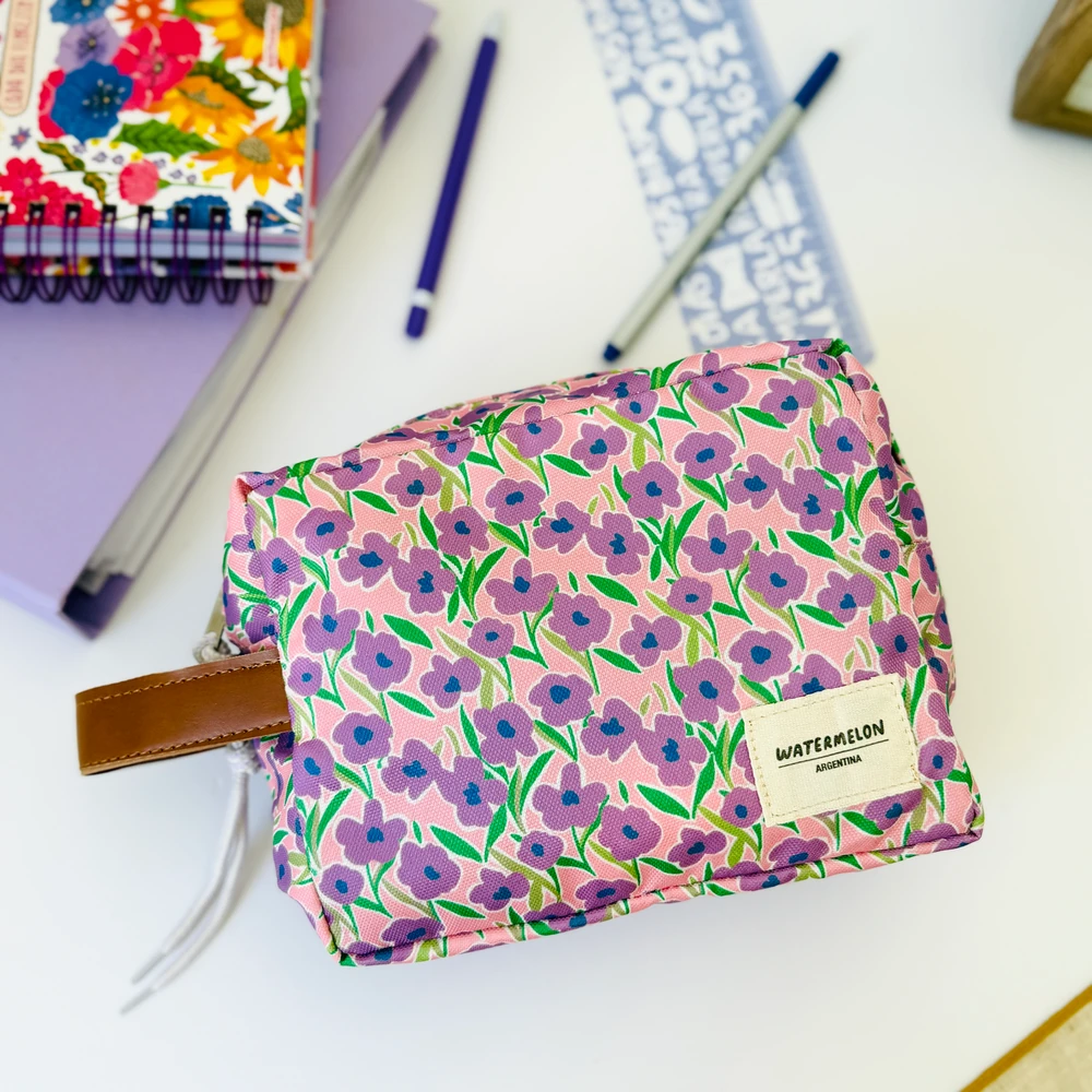 Bolso con cordón Lila