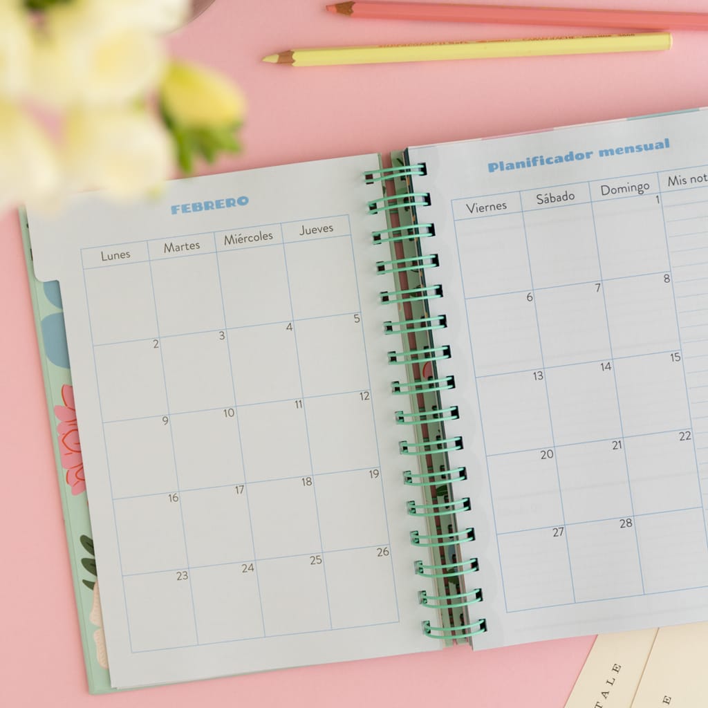 AGENDA 2026 Modelo Flores aqua - Image 4