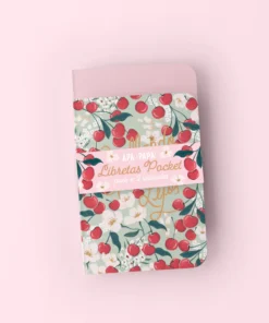 Libretitas pocket x2 lisas CEREZAS