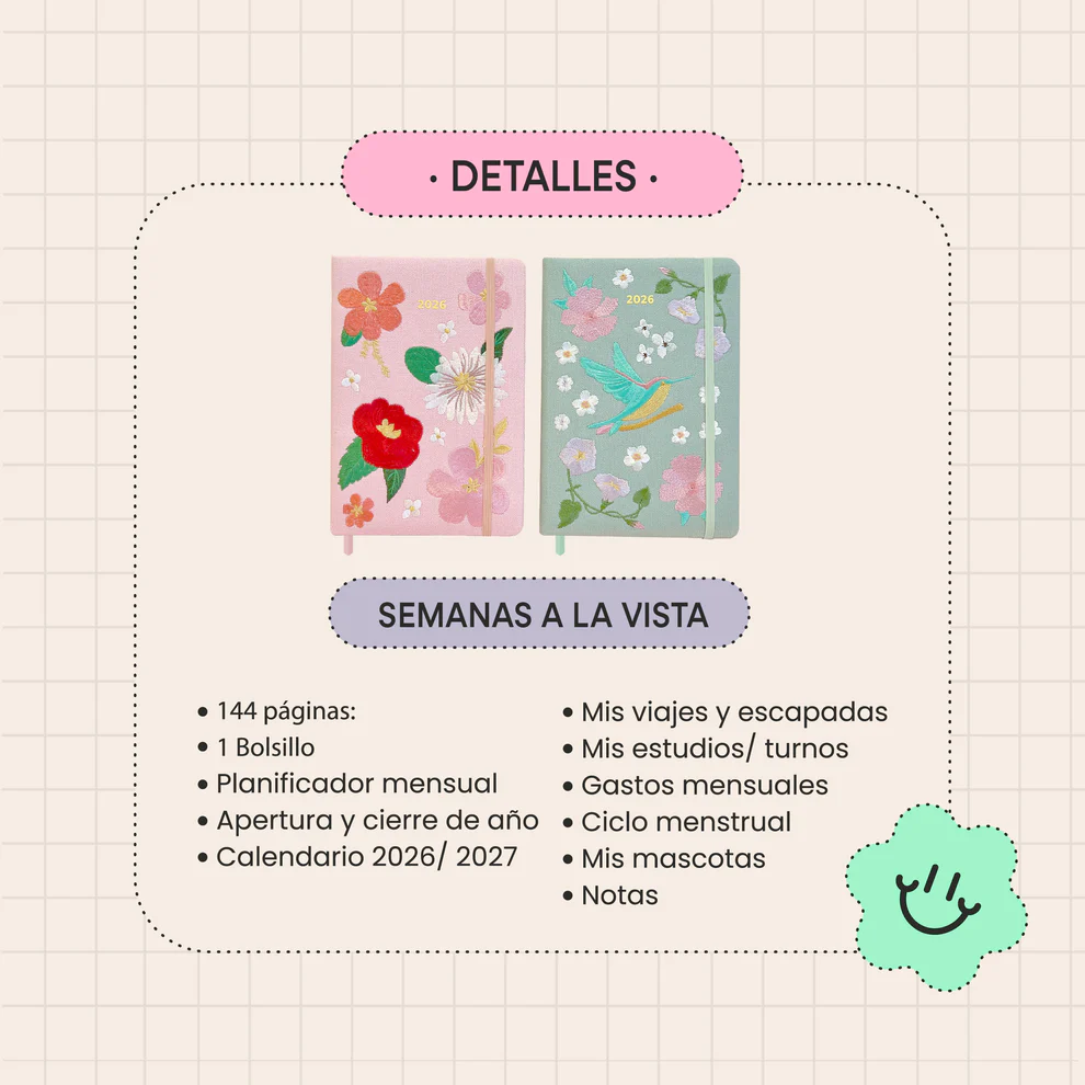 Agenda bordada COLIBRI - Image 7