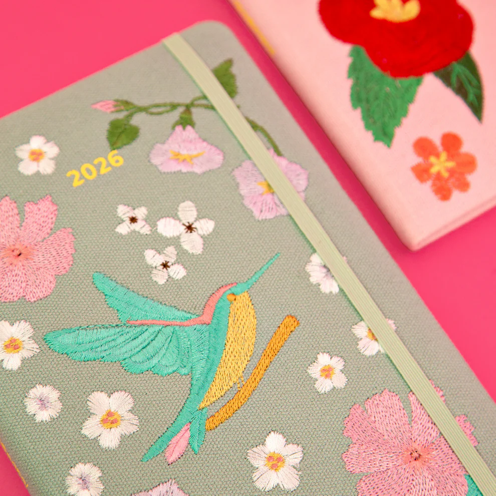 Agenda bordada COLIBRI