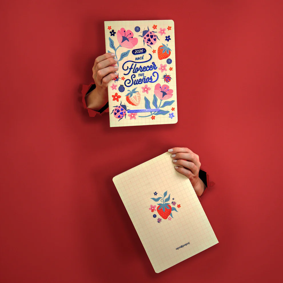 Organizador mensual 2026 FRUTILLA