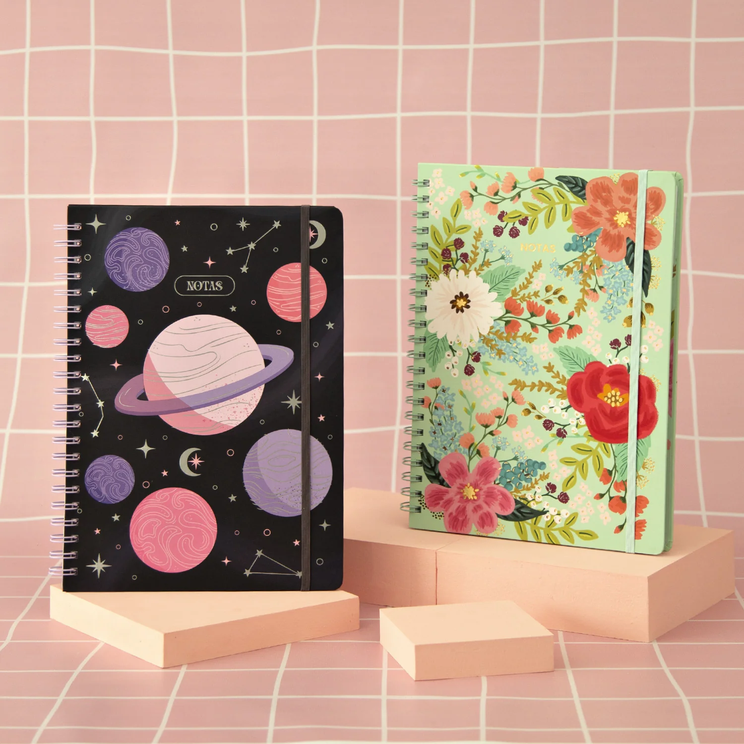 Cuaderno universitario TAPA DURA FLORES - Image 2