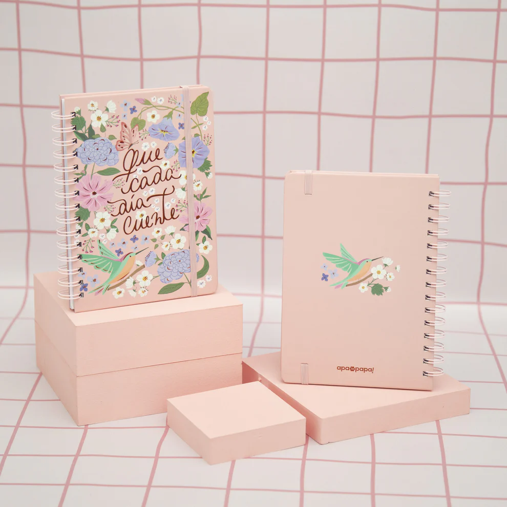 Cuaderno a5 tapa dura COLIBRÍ