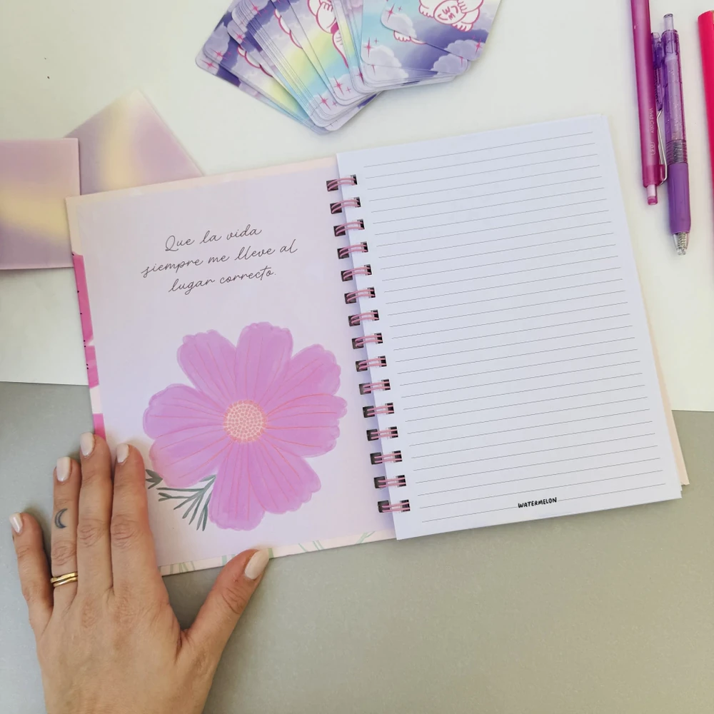 Cuaderno tapa dura NOTAS ROSA - Image 3